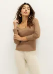 Picture of Square Neck Long Sleeve Shirt