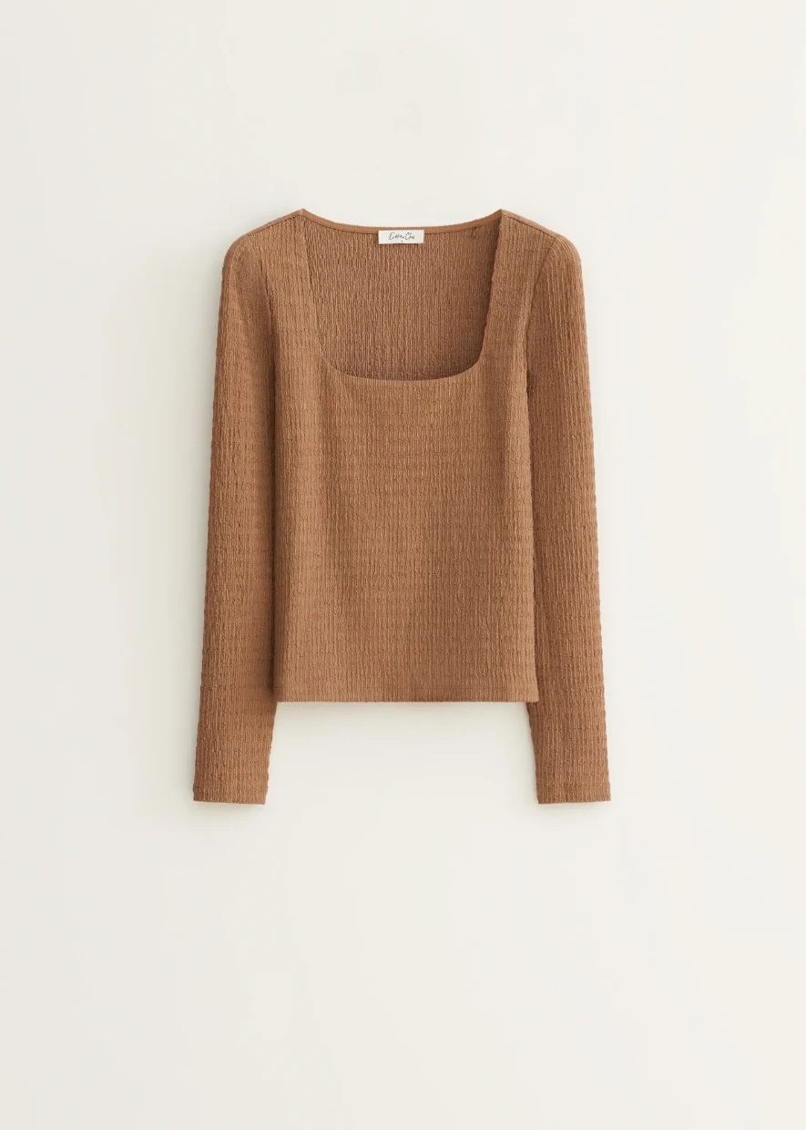 Picture of Square Neck Long Sleeve Shirt