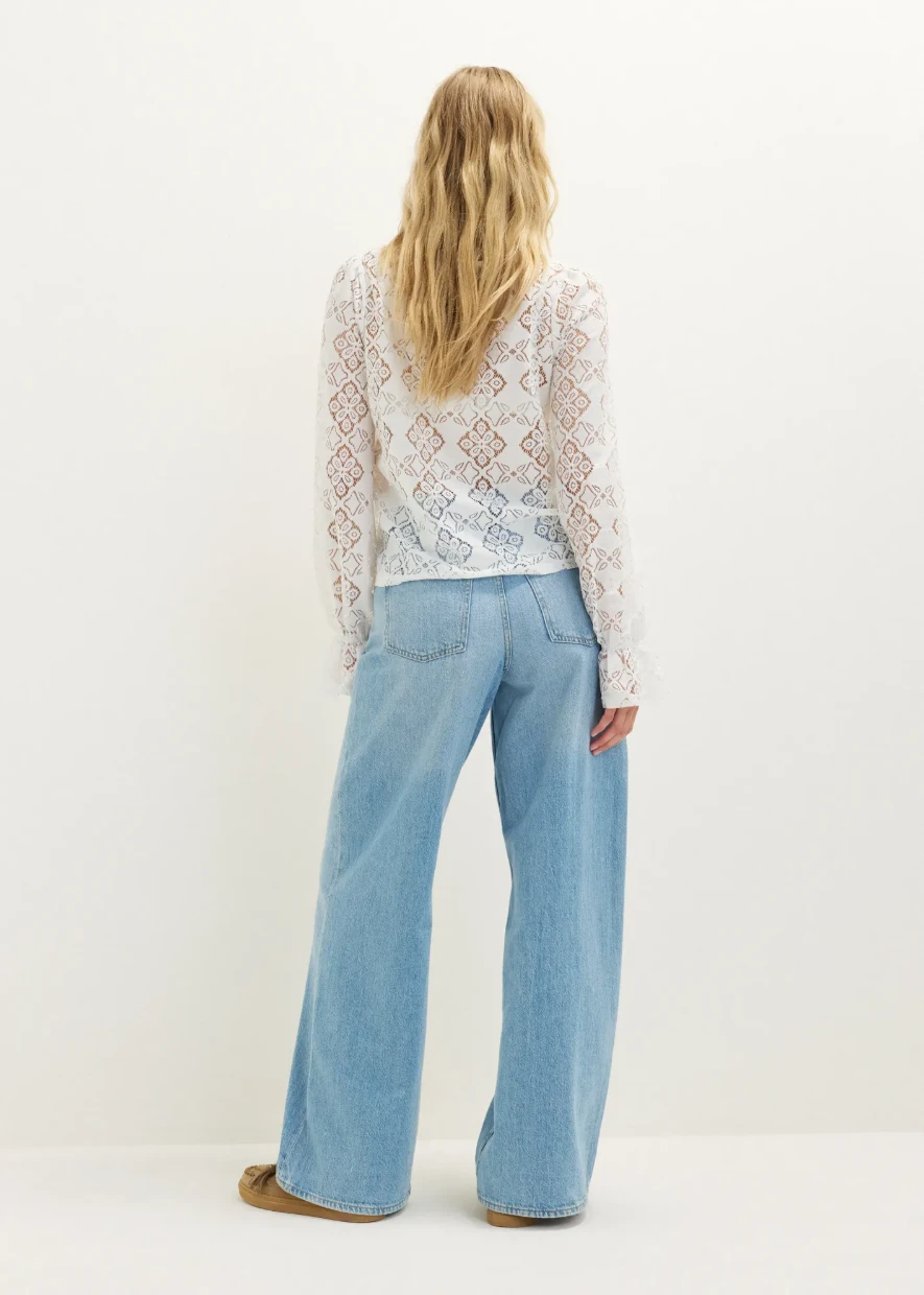 Picture of Diamond Lace Ruffle Top