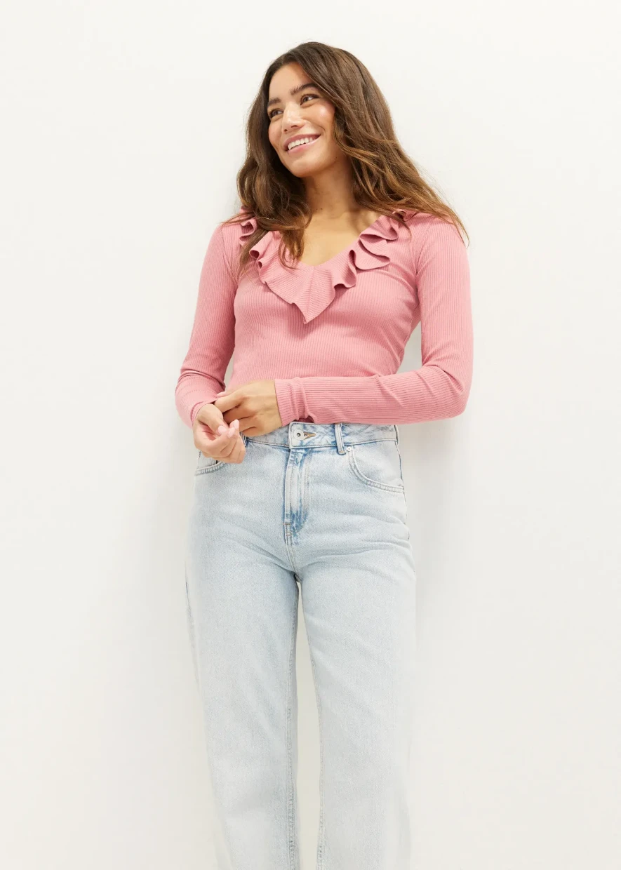 Picture of Ruffled Long-Sleeve Shirt