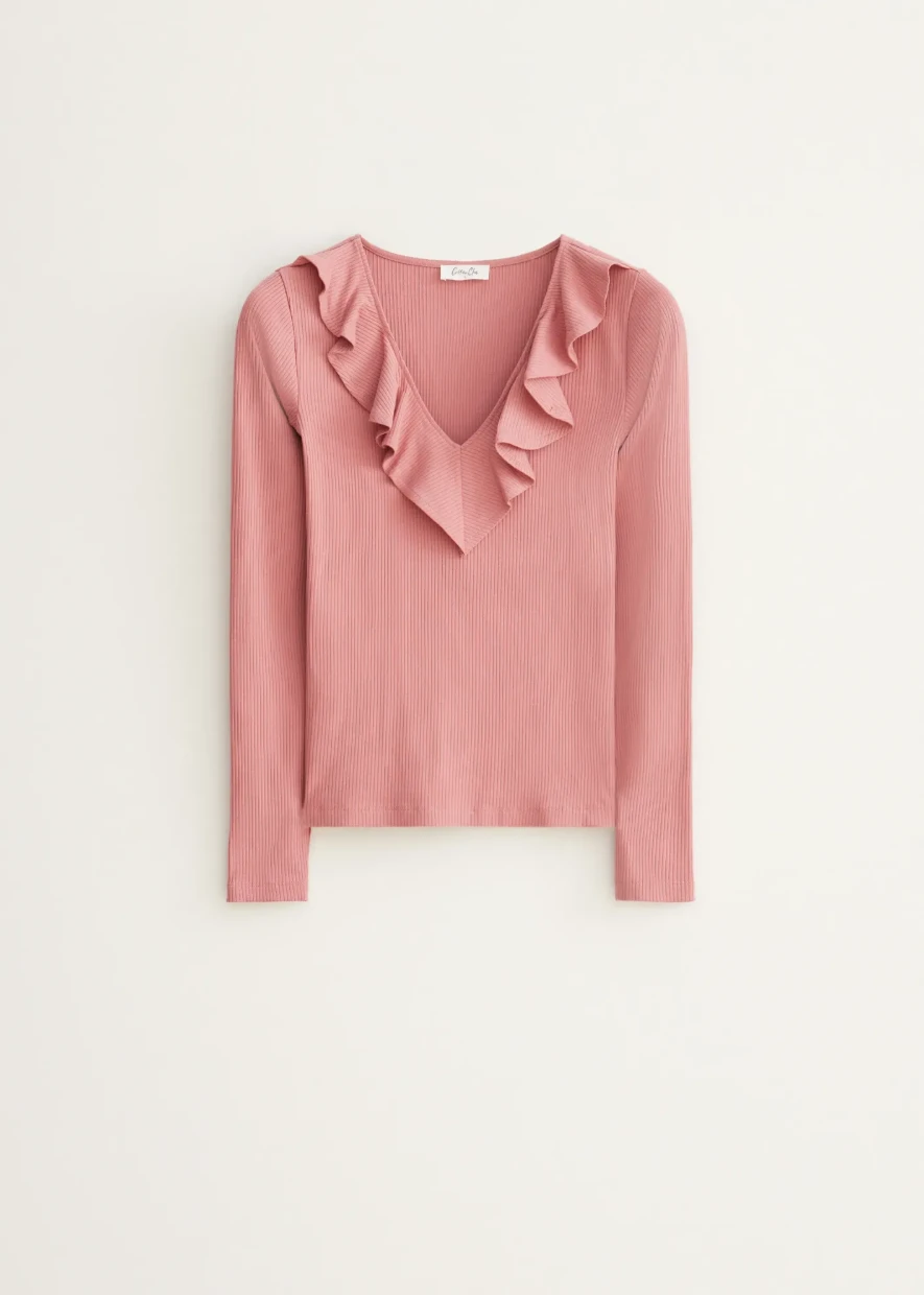 Picture of Ruffled Long-Sleeve Shirt