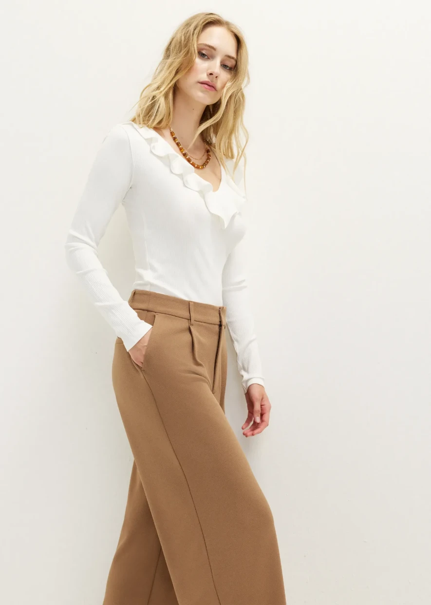 Picture of Ruffled Long-Sleeve Shirt