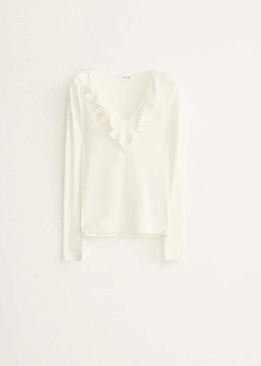 Picture of Ruffled Long-Sleeve Shirt