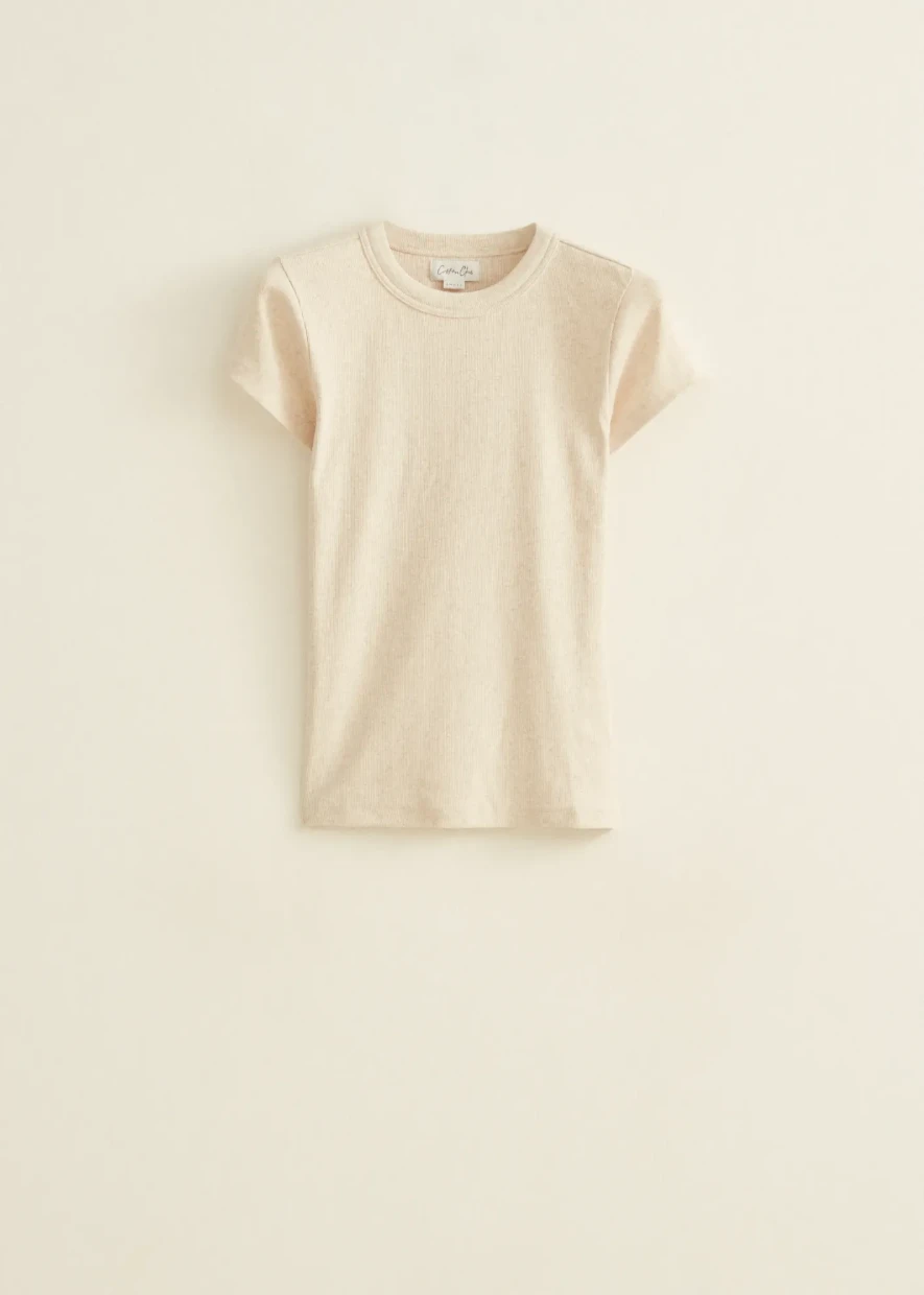 Picture of Ribbed Structure T-Shirt