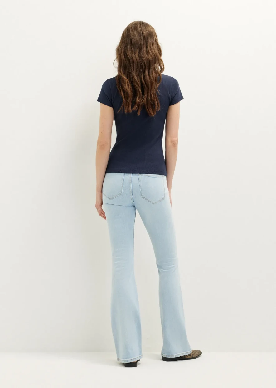 Picture of Ribbed Structure T-Shirt