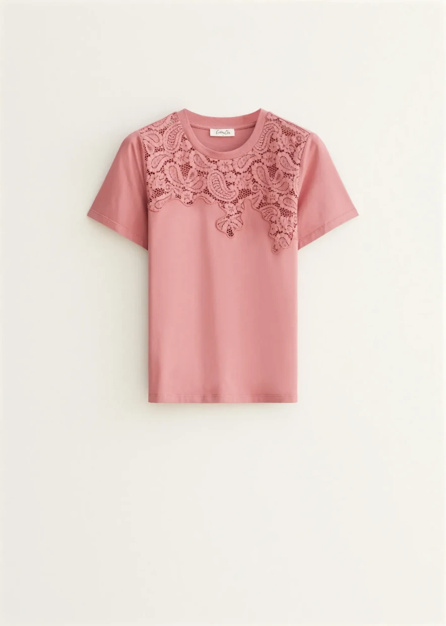 Picture of Lace Detail T-Shirt