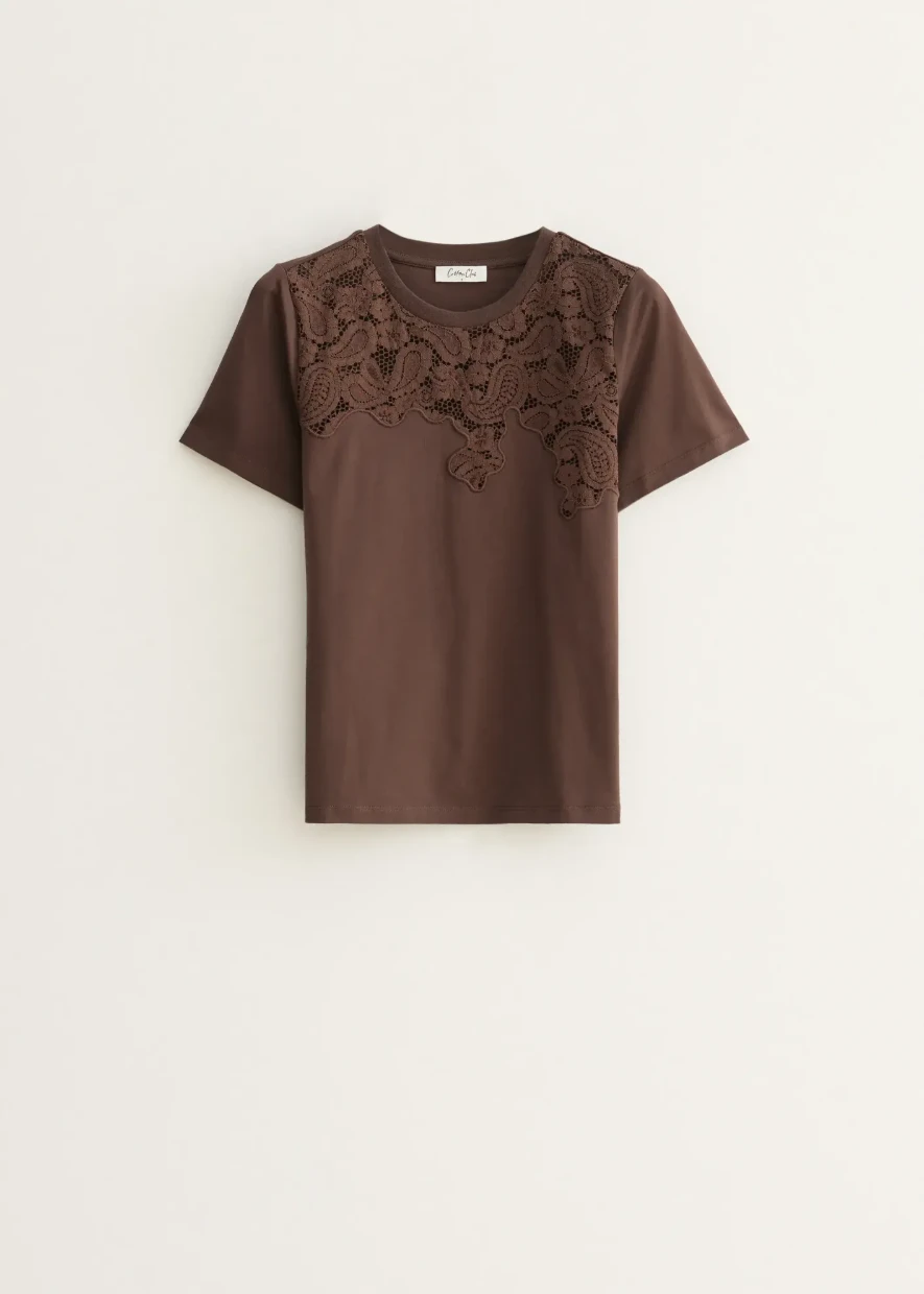 Picture of Lace Detail T-Shirt