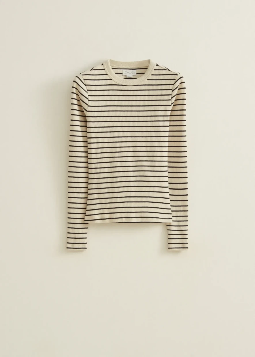 Picture of Ribbed Long-Sleeve T-Shirt