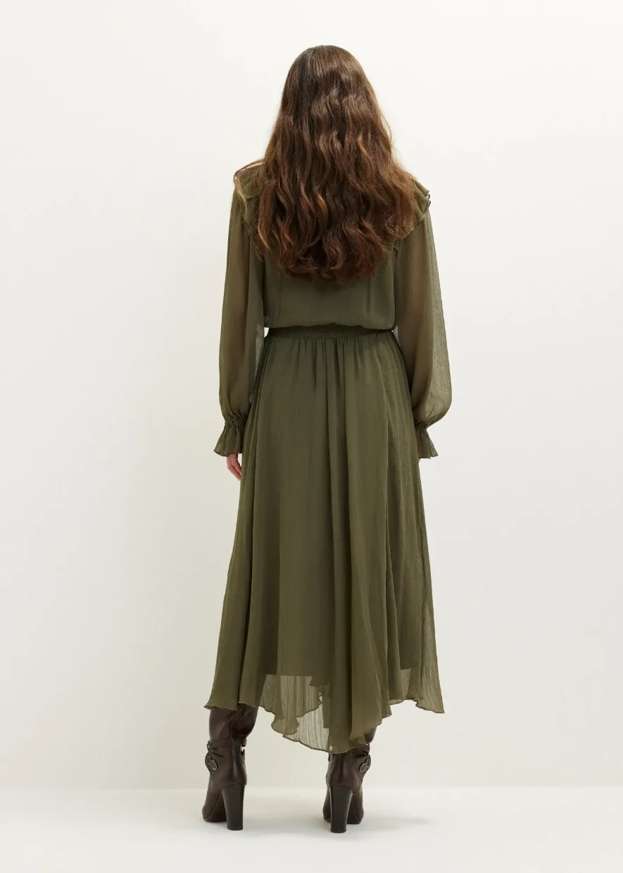 Picture of Ruffled Chiffon Maxi Dress