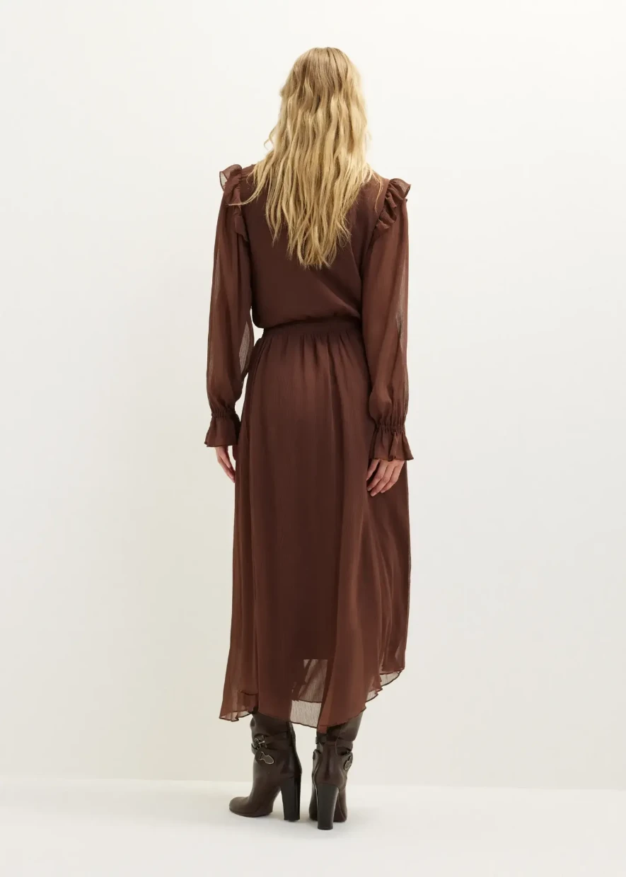 Picture of Ruffled Chiffon Maxi Dress