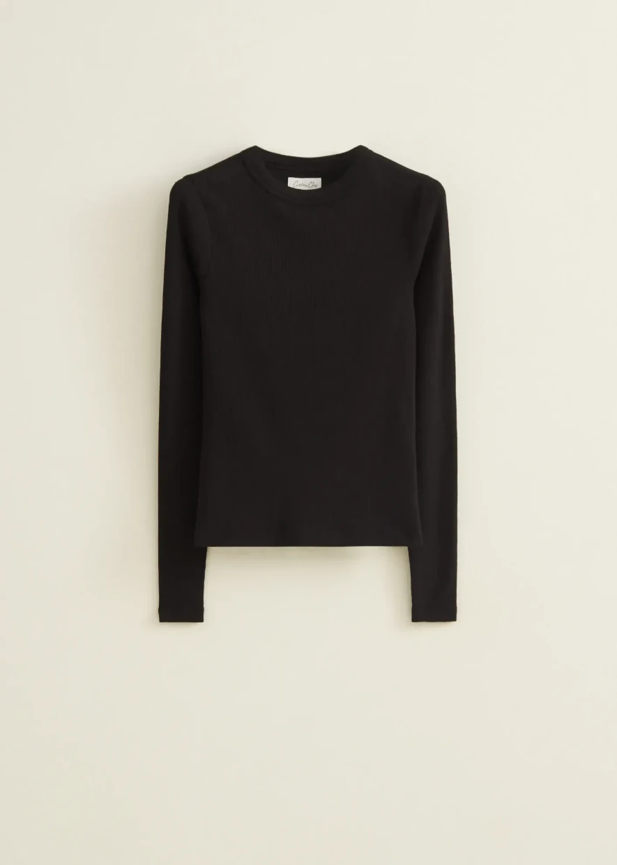 Picture of Ribbed Long-Sleeve T-Shirt