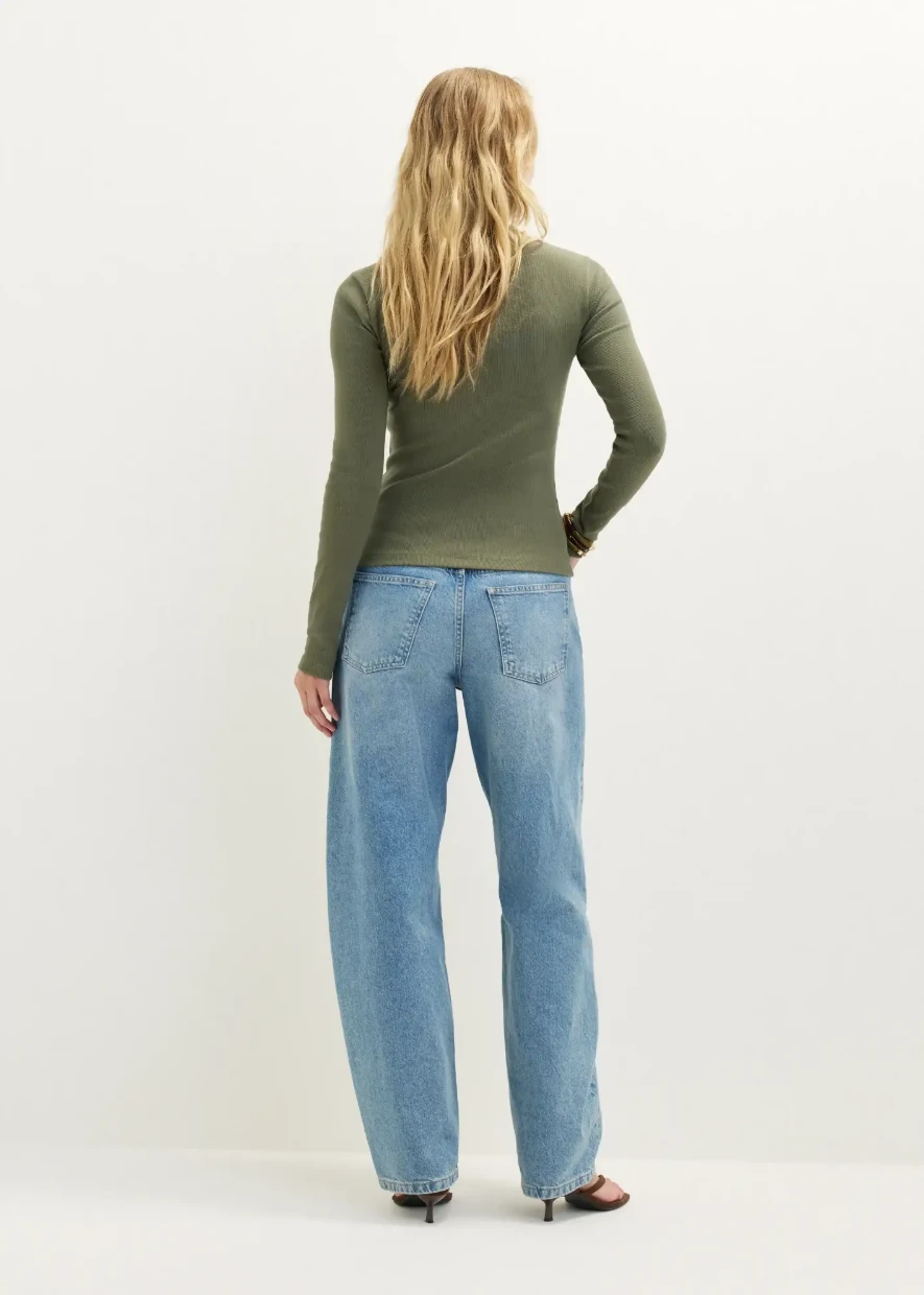 Picture of Ribbed Long-Sleeve T-Shirt