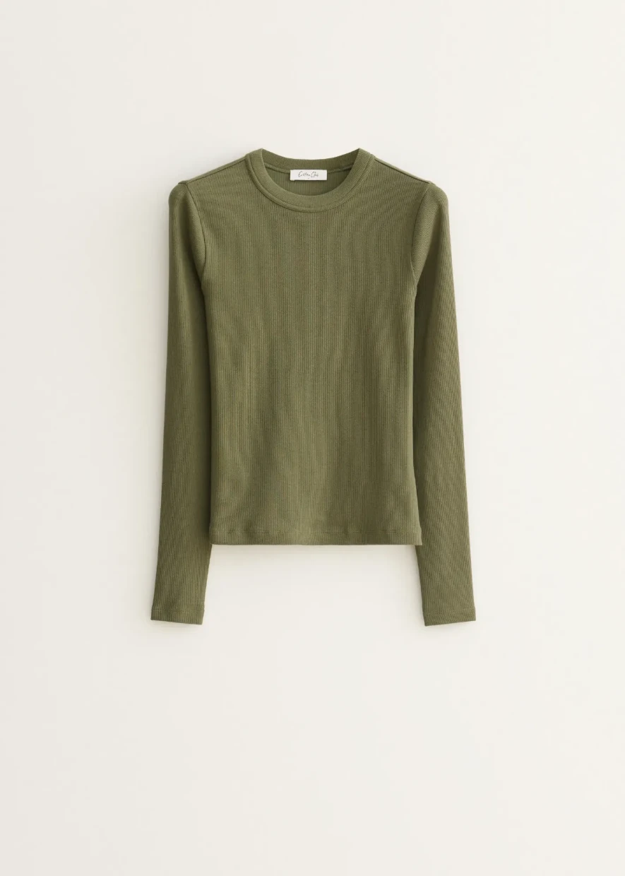 Picture of Ribbed Long-Sleeve T-Shirt