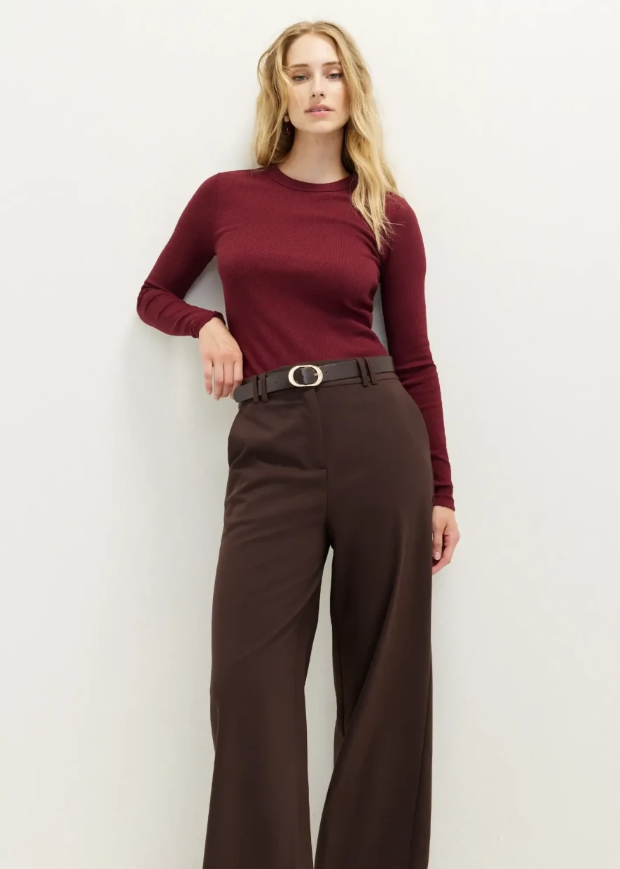 Picture of Ribbed Long-Sleeve T-Shirt