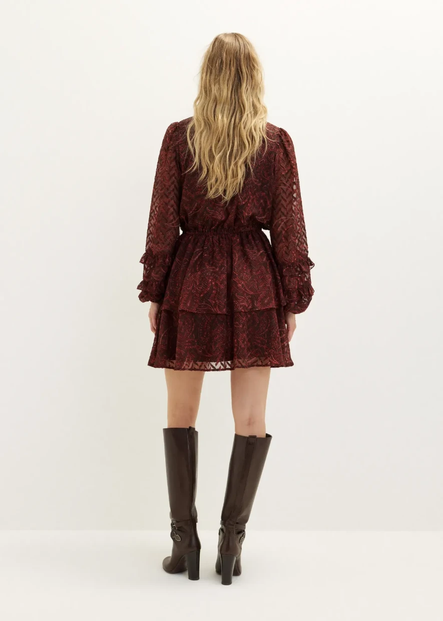 Picture of Printed Ruffle Mini Dress