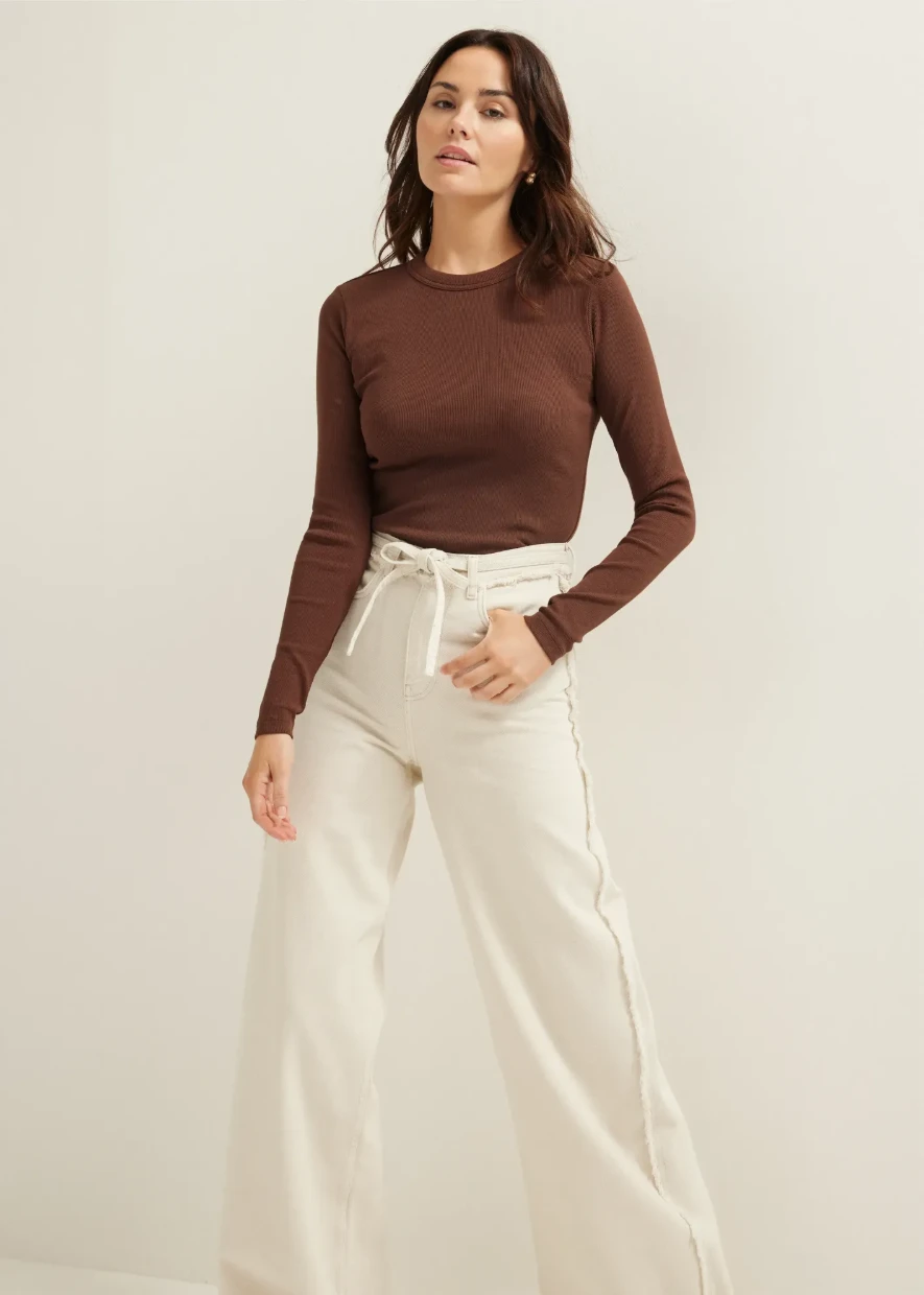 Picture of Ribbed Long-Sleeve T-Shirt
