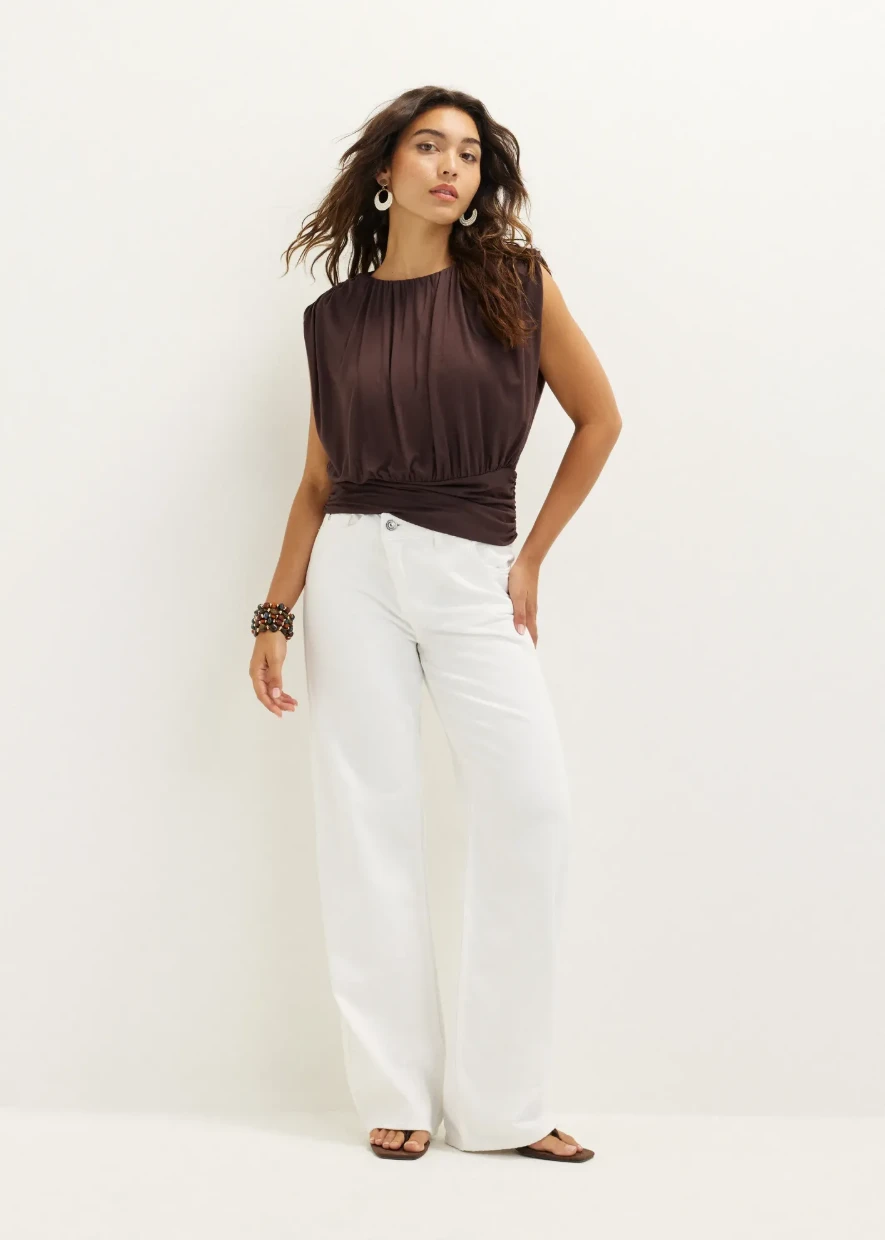 Picture of Draped Detail T-Shirt