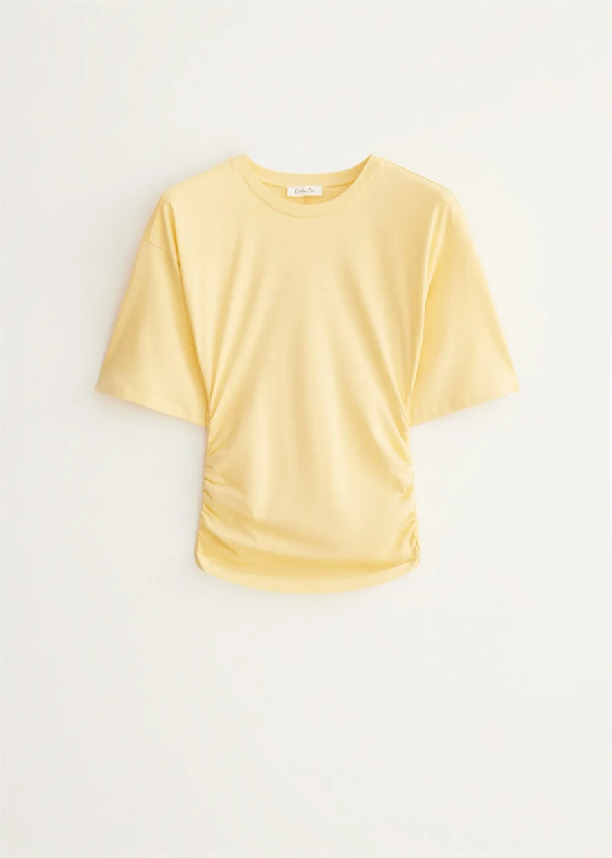 Picture of T-shirt with Side Pleat Detail