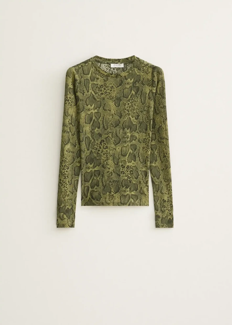 Picture of Mesh Print Top