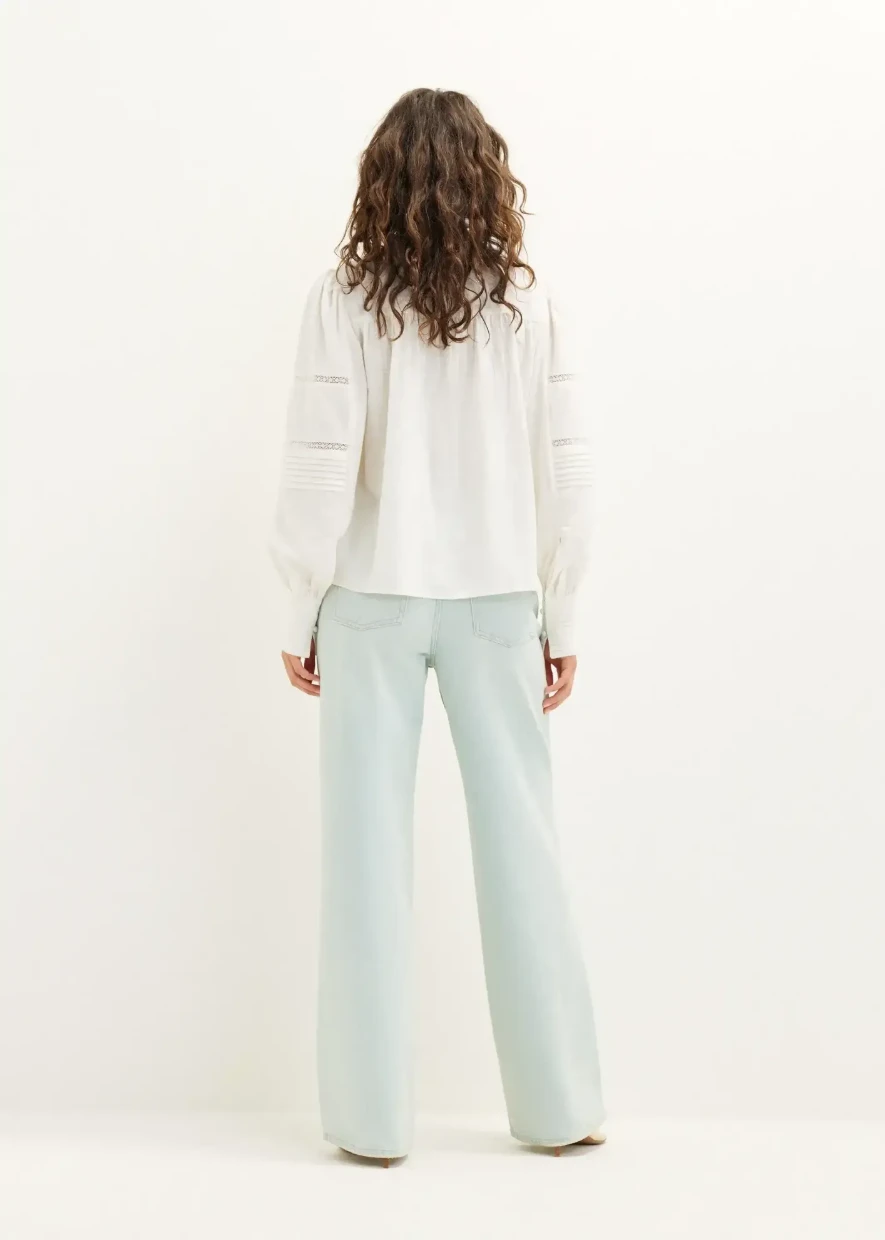 Picture of Embroidered Pintuck Top