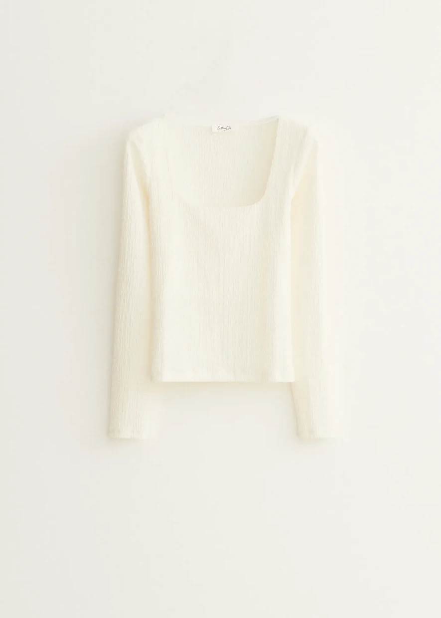 Picture of Long-Sleeve Square-Neck Shirt