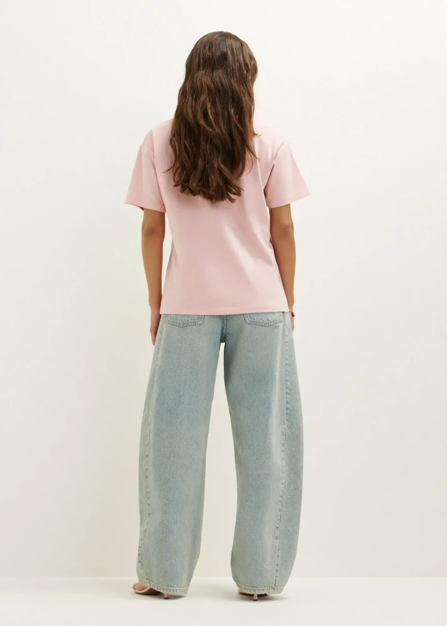 Picture of Graphic Text Print T-Shirt