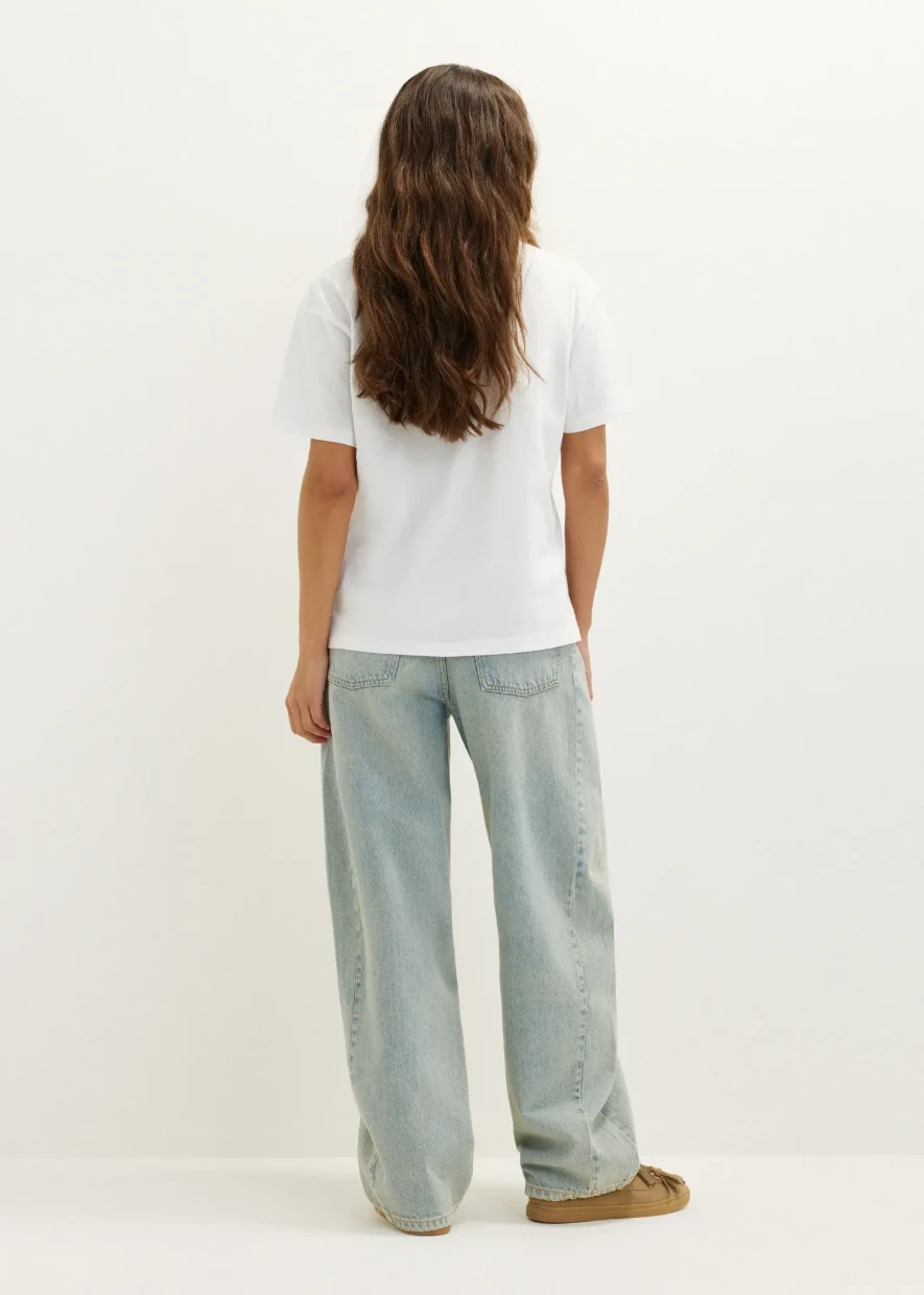 Picture of Graphic Text Print T-Shirt