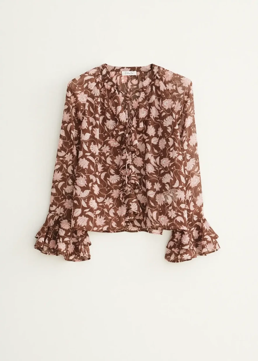 Picture of Long-Sleeved Ruffle Top