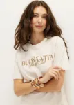 Picture of Graphic Text Print T-Shirt