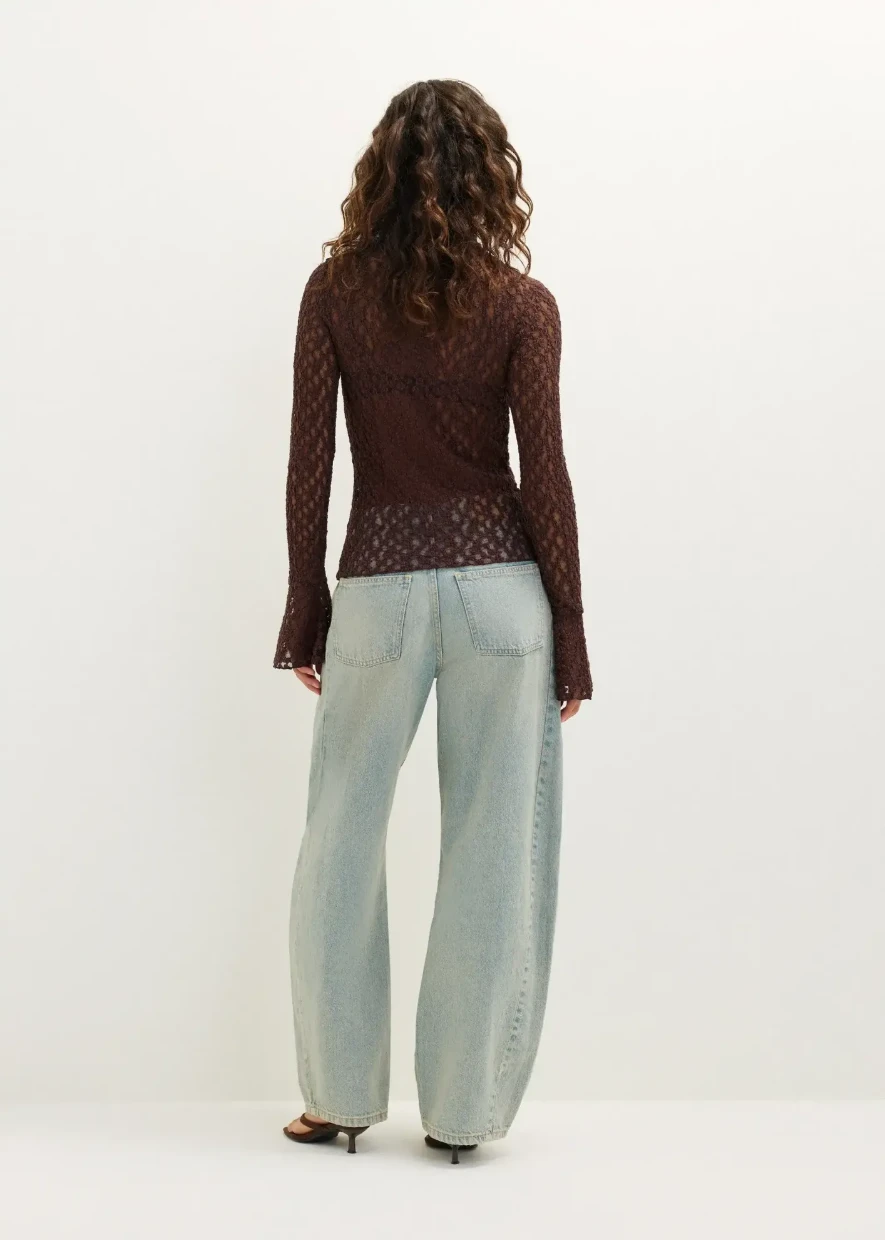 Picture of Lace Trumpet Sleeve Top