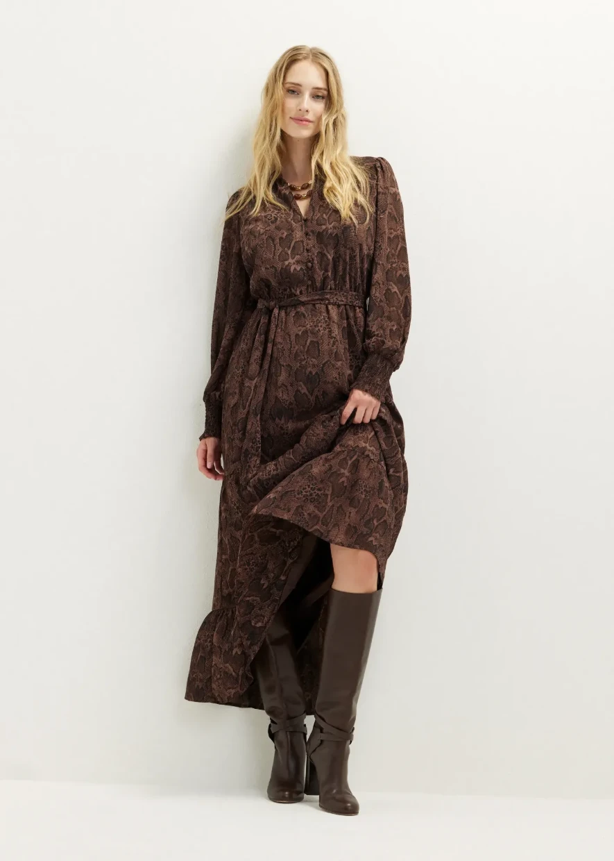 Picture of Snake Print Maxi Dress