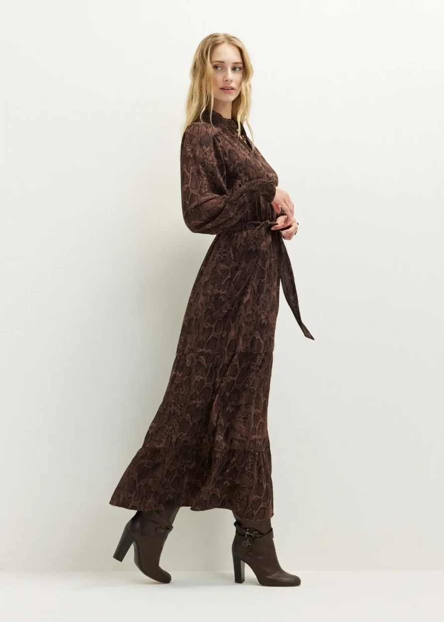 Picture of Snake Print Maxi Dress