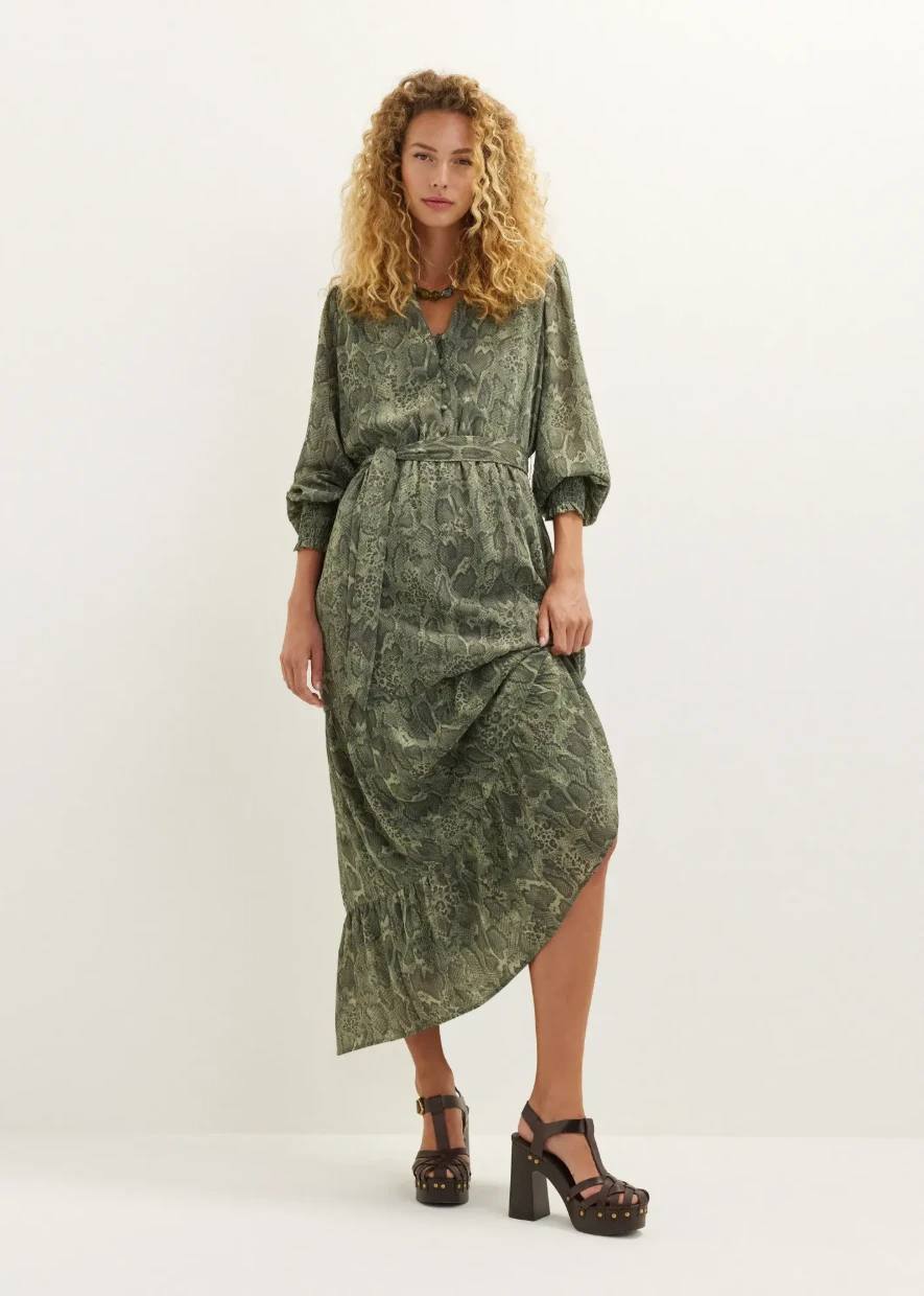 Picture of Snake Print Maxi Dress