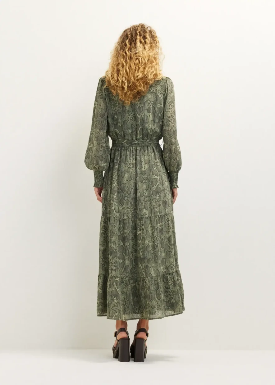 Picture of Snake Print Maxi Dress
