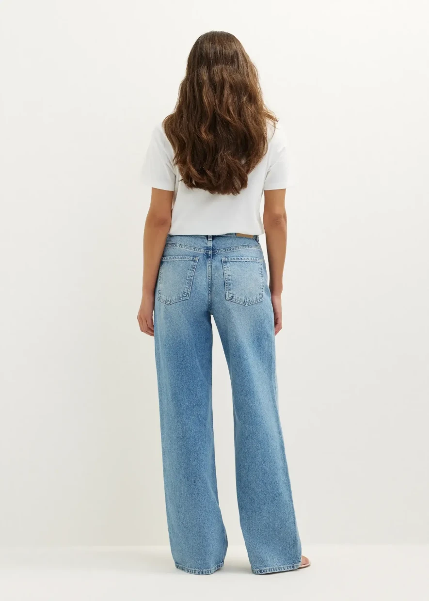 Picture of Asymmetric Wide Leg Jeans