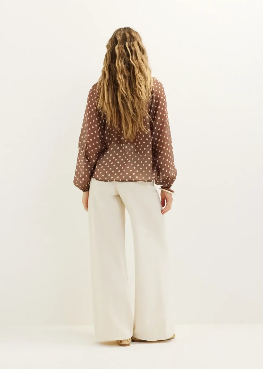 Picture of Polka dot blouse with bow