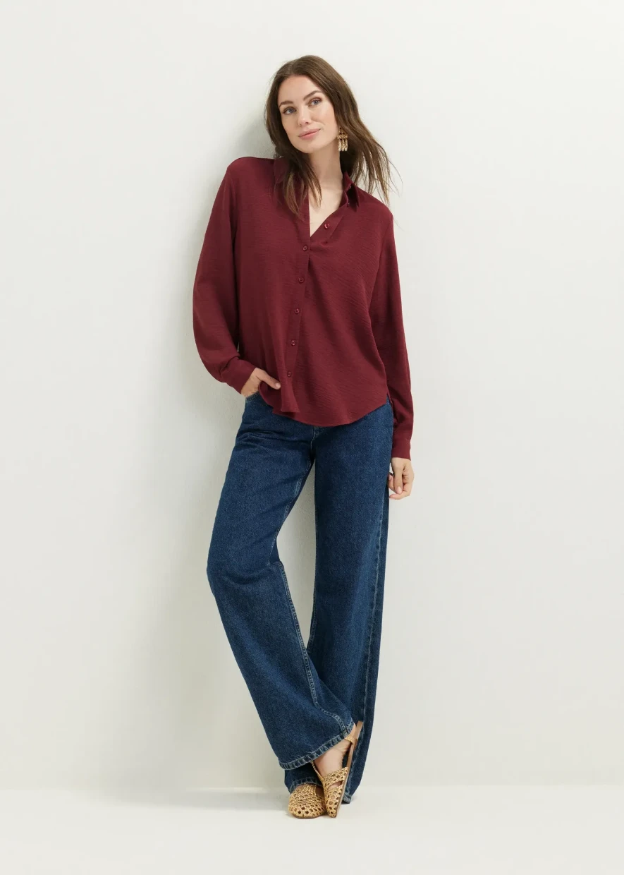 Picture of Basic long-sleeved blouse