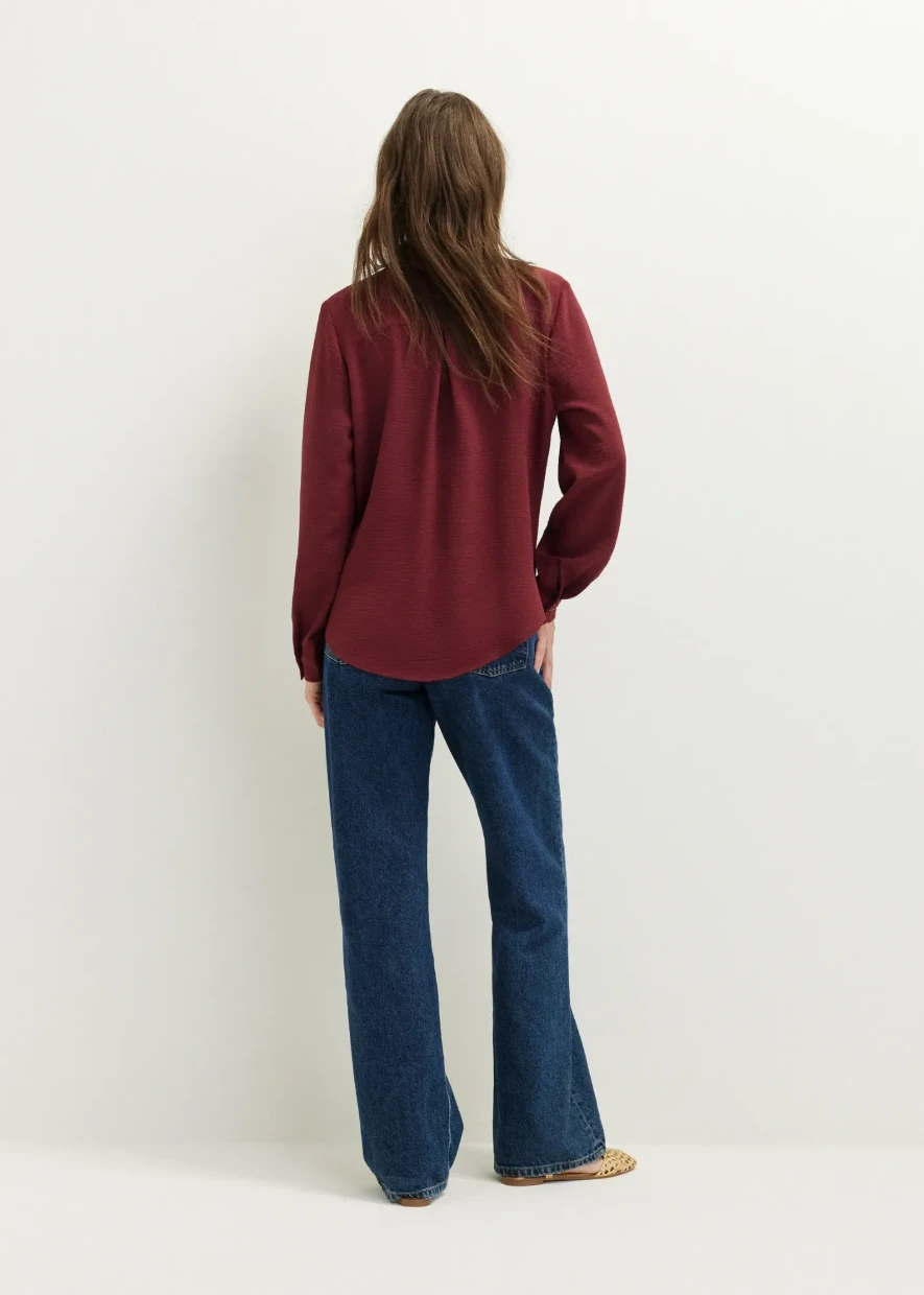 Picture of Basic long-sleeved blouse