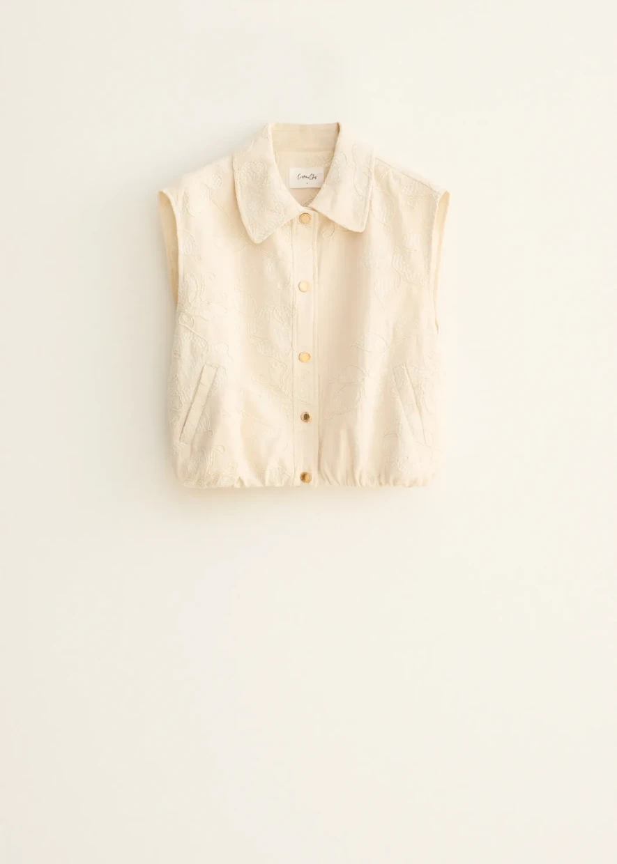Picture of Embroidered Bomber Vest