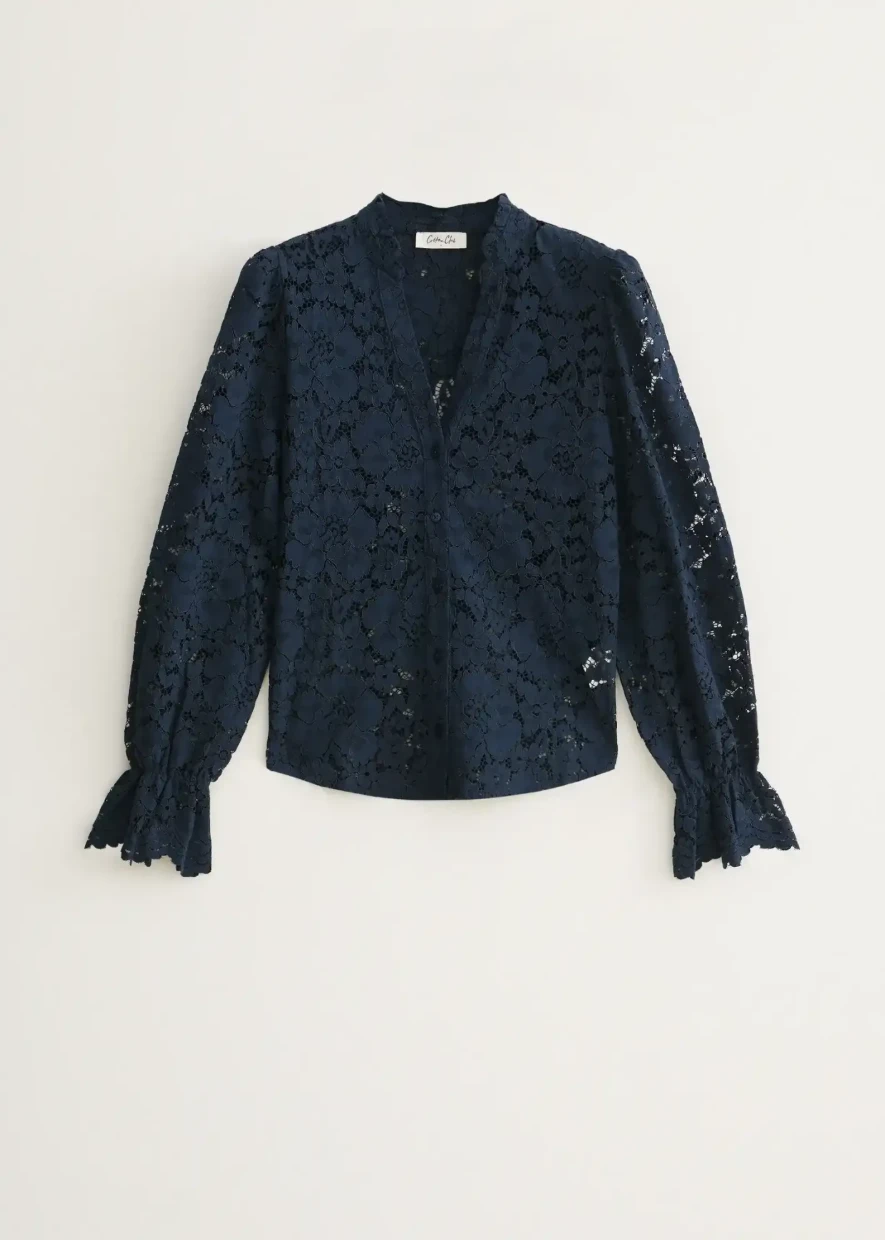 Picture of Lace blouse with ruffles