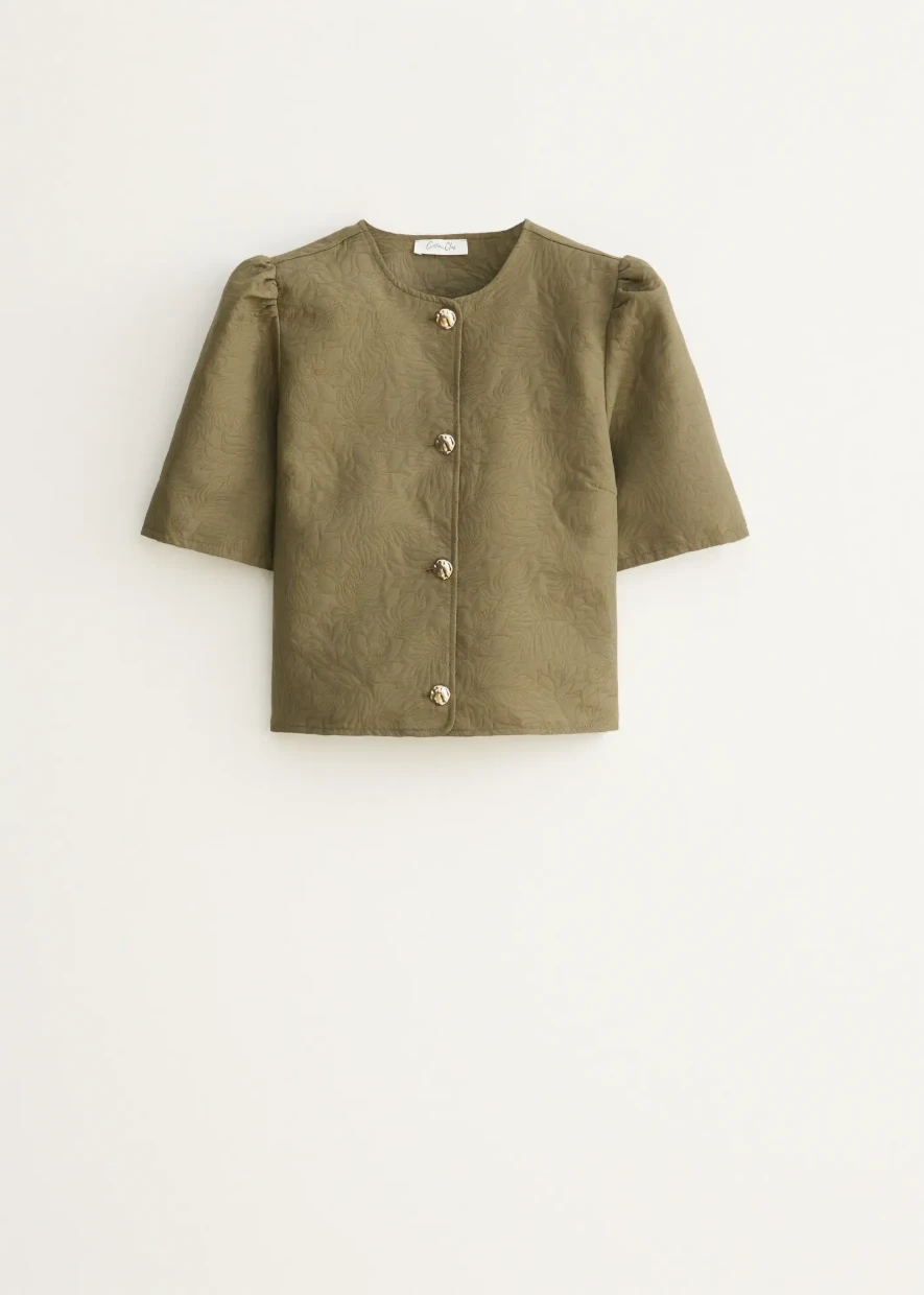 Picture of Blouse with jacquard details