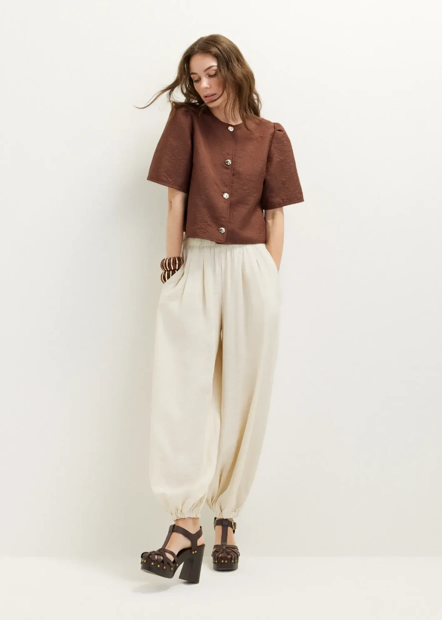 Picture of Blouse with jacquard details