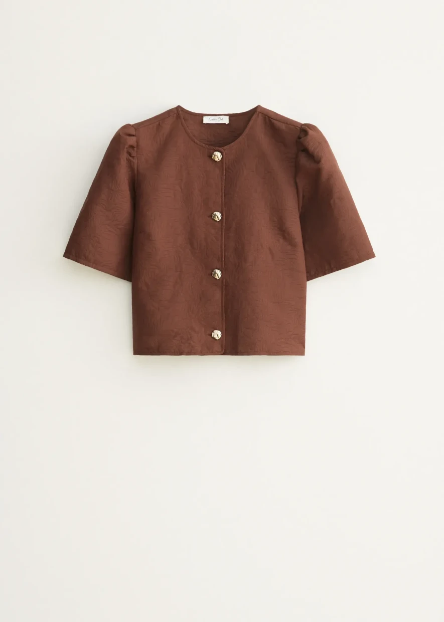 Picture of Blouse with jacquard details