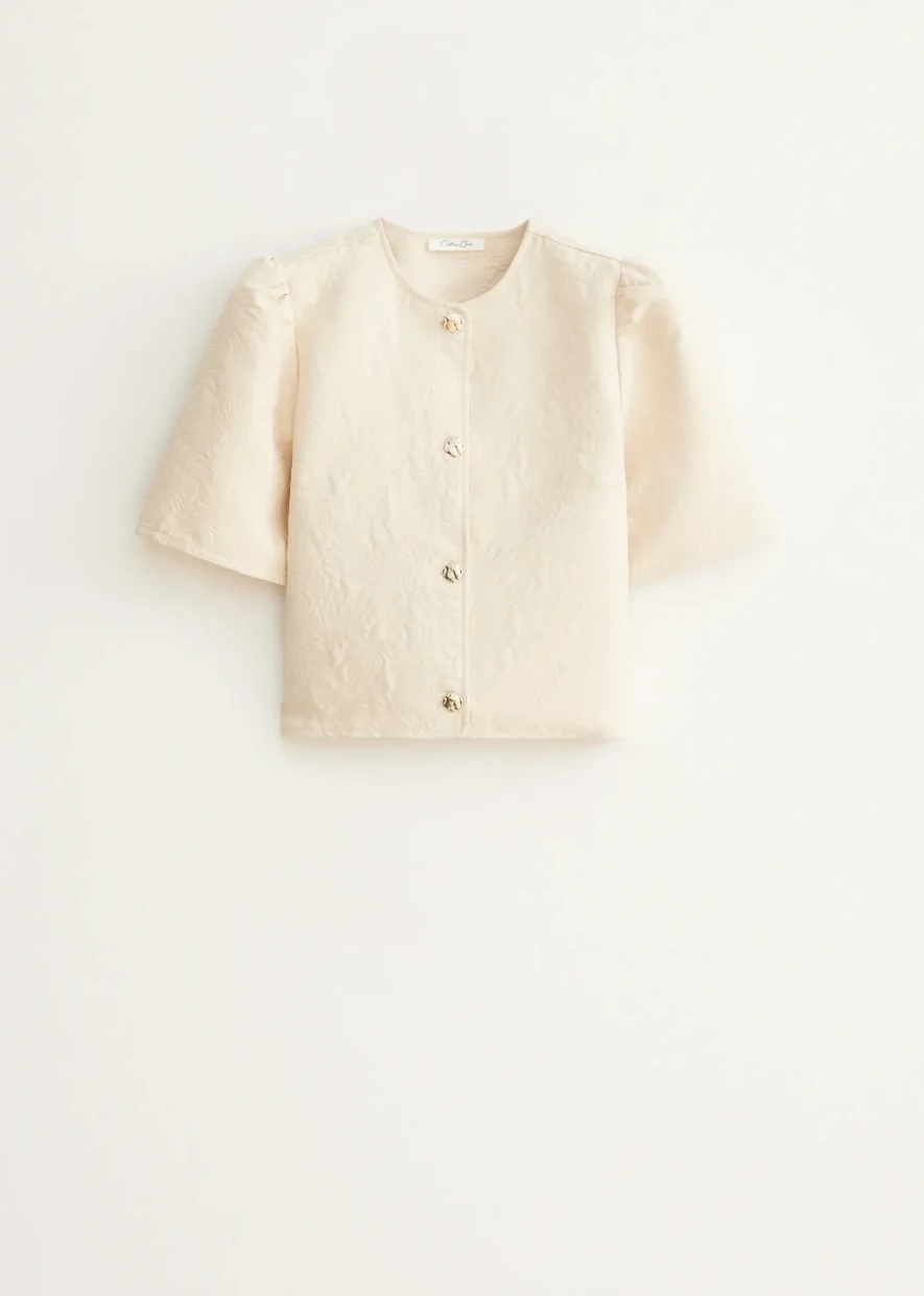 Picture of Blouse with jacquard details