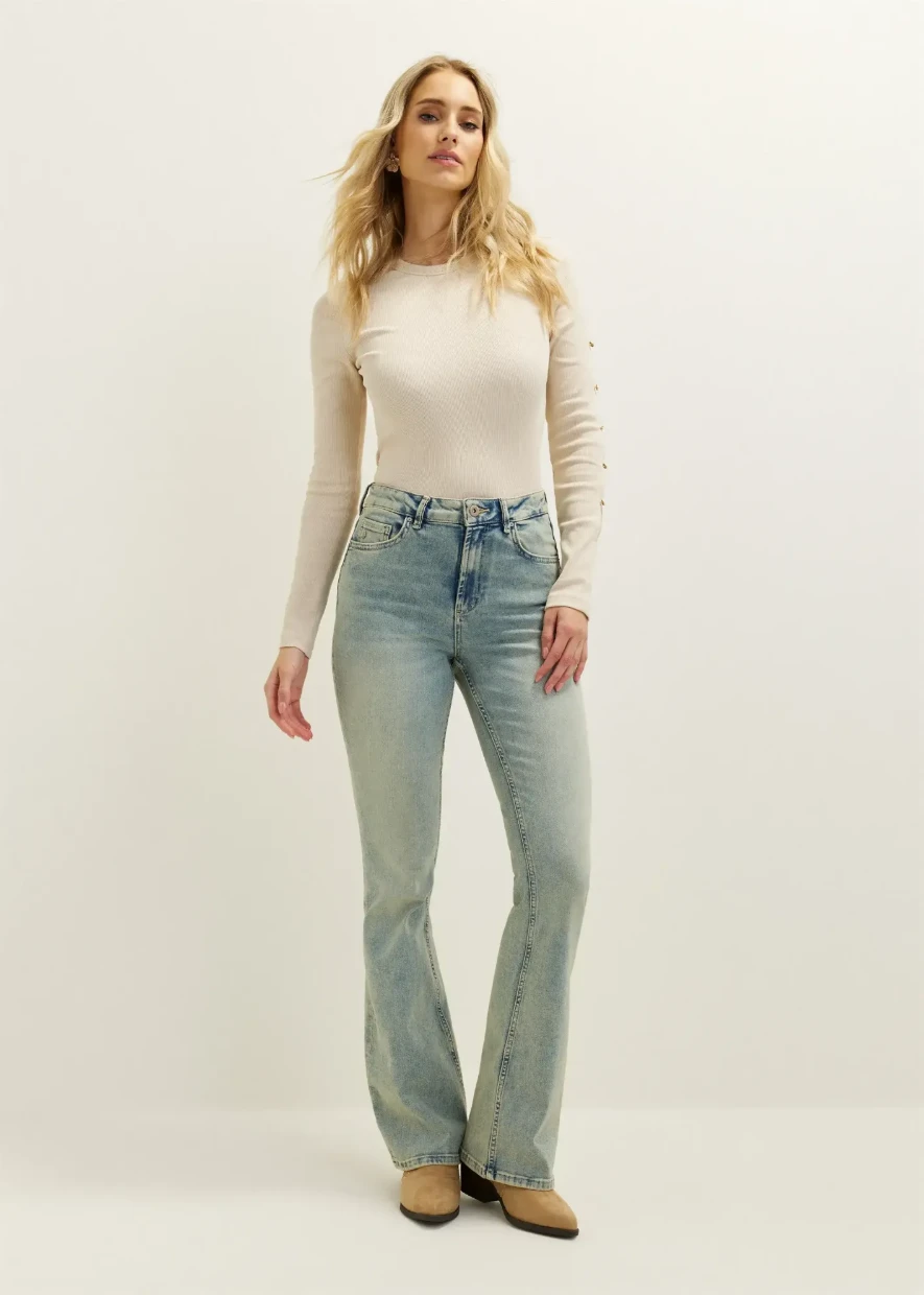 Picture of High-Waisted Flared Jeans