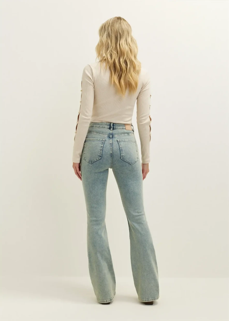 Picture of High-Waisted Flared Jeans