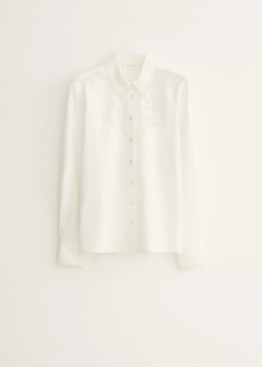 Picture of Embroidered lace blouse