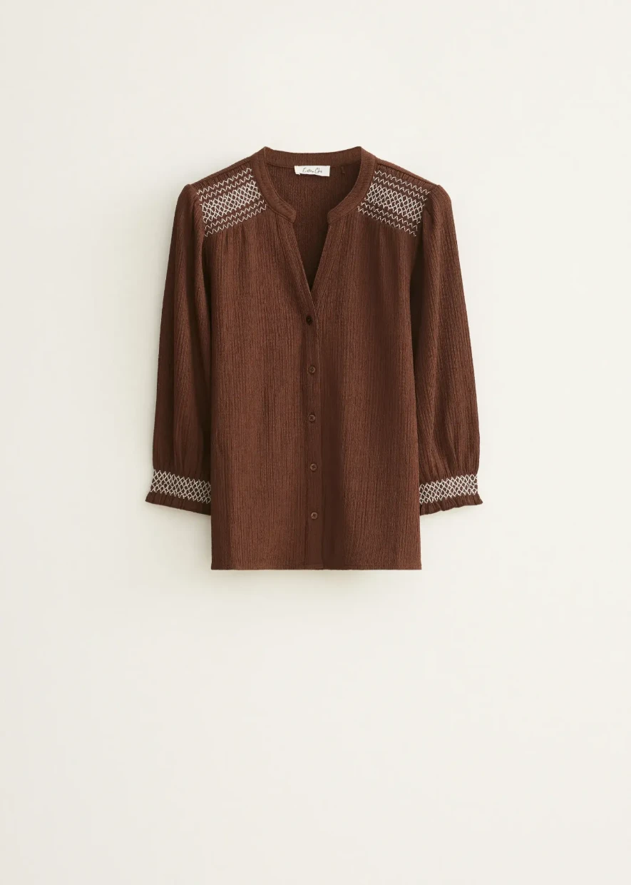 Picture of Blouse with embroidered texture