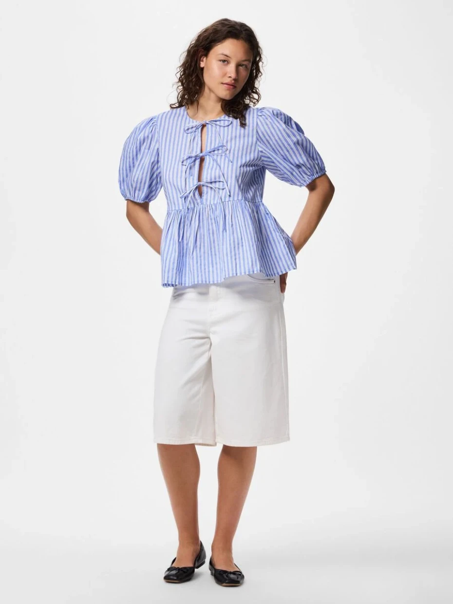 Picture of Pcjolly Tie Blouse