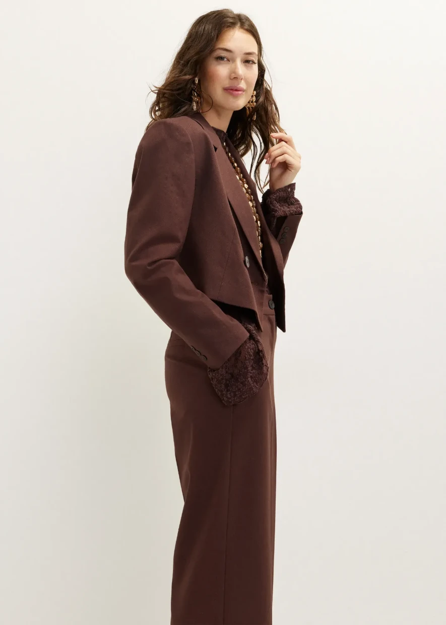 Picture of Cropped  with pinstripes